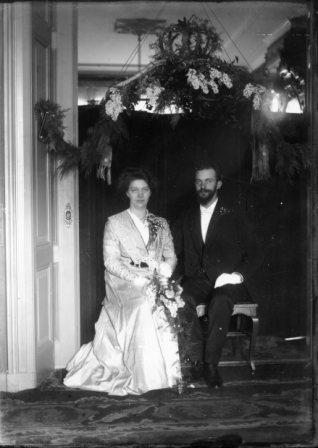 trouwfoto Gerard en Chris - 13 december 1908