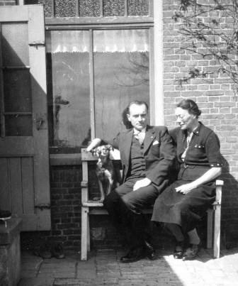 Jacob en Rika Keizer in Franeker - 22 april 1946
