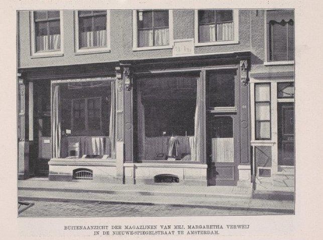 Winkel M.Verwey - Nieuwe Spiegelstraat (ca. 1905)