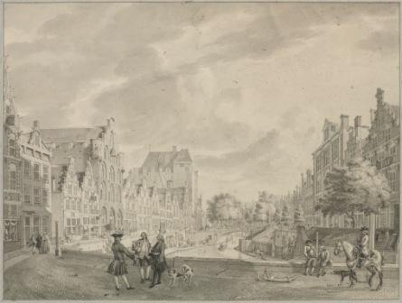 Oudegracht Utrecht (18e eeuw)