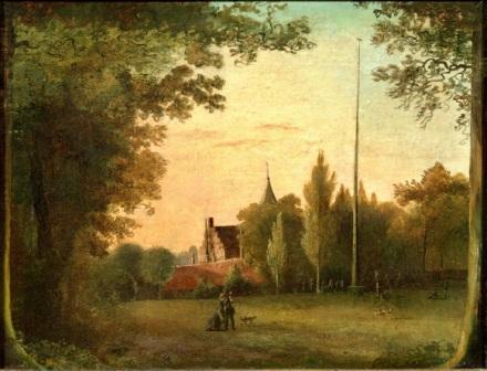 Doelenveld te Alkmaar door B.G.ten Berge - 1870