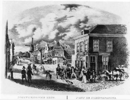 Scheveningsebrug in 1850