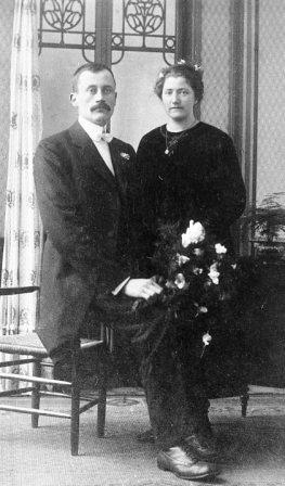 trouwfoto Janke en Frans - 24 jan.1920